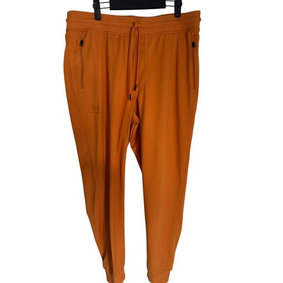 Under Armour Other - NWT Under Armour XL Mens Jogger Pants Orange Loose Fit 100% Polyester